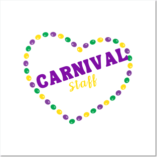 Carnival Staff Mardi Gras crew Posters and Art